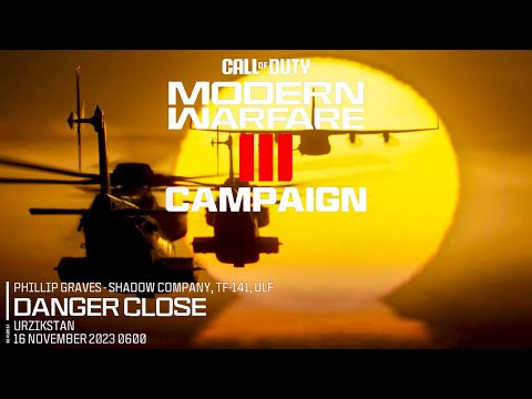 CALL OF DUTY MODERN WARFARE 3 Gameplay Walkthrough Part 13 Danger Close - IMMERSIVE NO COMMENTARY