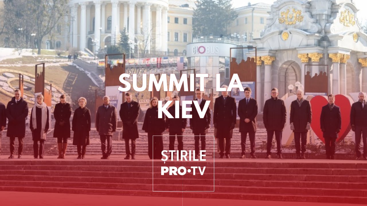 Summit „de sprijin”, la Kiev, la trei ani de la invazia Rusiei