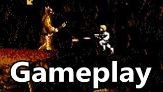 4 minutes of Star Wars NES Gameplay - The No Swear Gamer