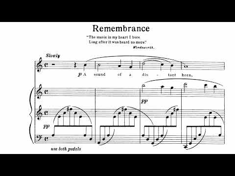 Charles Ives - Remembrance