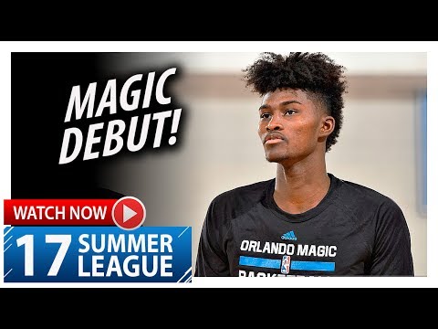 Jonathan Isaac Full SL Magic Debut Highlights vs Pacers (2017.07.01) - 7 Pts, 8 Reb