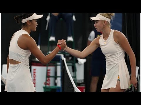 US Open: Xiyu Wang and Clara Burel reach junior final