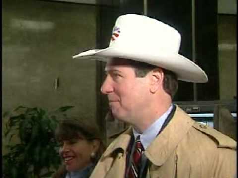 CBS 6 Video Vault - 1995 - Nov. 07 - George Allen votes on Election Day