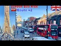 London Bus Ride Route 42 Will Take You To Tower Bridge Of London
