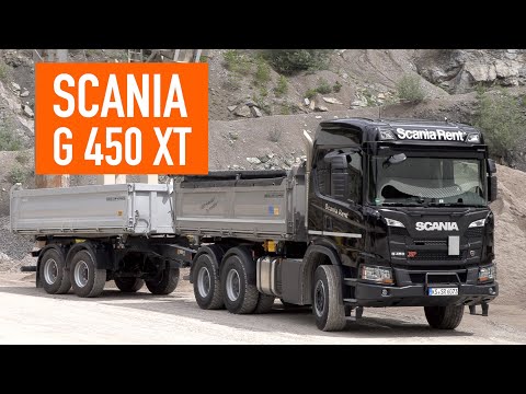Scania G 450 XT 2020 mit Meiller Tandem-Anhänger