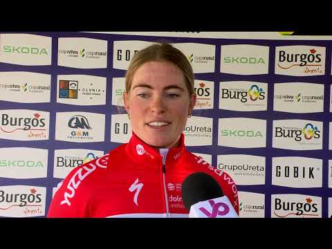 Demi Vollering post race reaction after Stage 2 Burgos