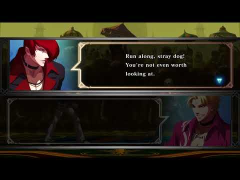 King of Fighters XIII - Iori vs Shen (Arcade Intro)