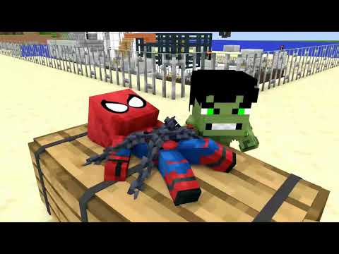 Monster School Baby Zombie Becomes Spiderman   Minecraft Animation 21