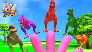 Dinosaurs Finger Family Nursery Rhymes Collection  By KidsMeSong