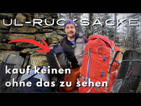 Ultralight Rucksäcke - günstig bis  komfortabel Bsp. Decathlon, G4 Free, Zpacks, Naturehike u.Bonfus