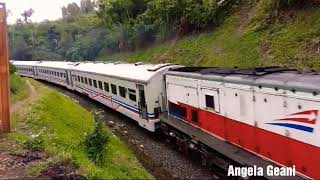 preview picture of video 'KA Argo Parahyangan Tambahan 'Bisnis' sesaat sebelum masuk Terowongan Sasaksaat'