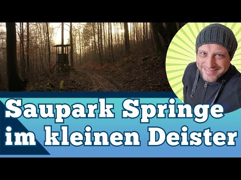 Saupark Springe im Kleinen Deister - Mauerpark Jagdschloss Springe - Deisterklippen Burg Hallermund