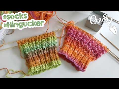 Knitting pattern socks - pattern "Greek column"