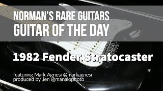 Video thumbnail for Guitar of the Day: 1982 Fender Stratocaster Black | Norman's Rare Guitars by Normans Rare Guitars