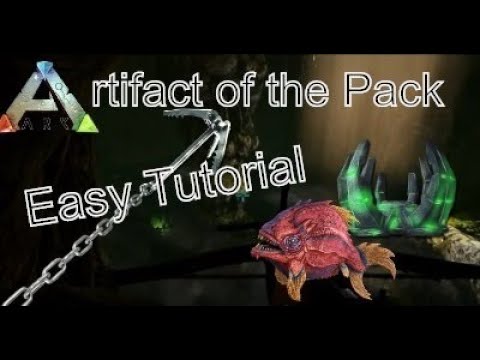 How to get the Artifact of the PACK In ARK (Easy Way on The Island)!!