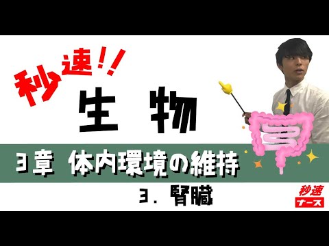 看護学科 【秒速ナース】3-3腎臓【生物-授業動画】