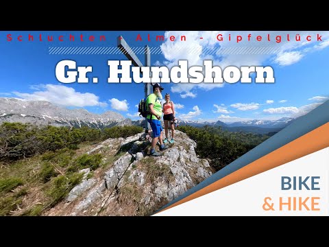 Schluchten, Almen, Gipfelglück - Großes Hundshorn 1705m I E-Bike&Hike extraordinaire