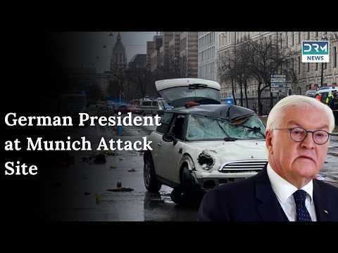 Munich Car Ramming: German President Pays Tribute to Victims | DRM News | AC1I