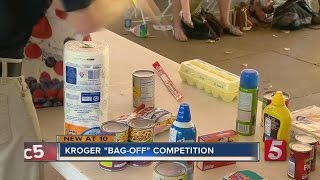 Baggers Compete In Kroger's Best Bagger Contest