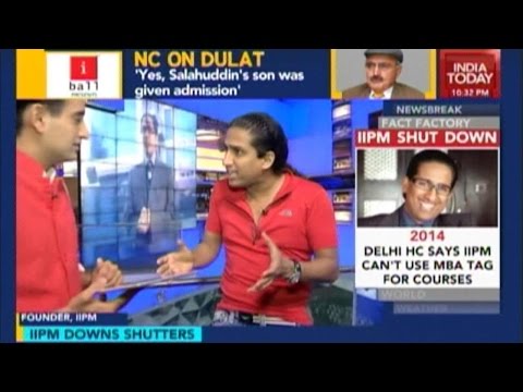 Newsroom: Arindam Chaudhuri On IIPM Shutdown