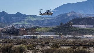 Fire department's Air Operations practices hoist operation in Santa Clarita