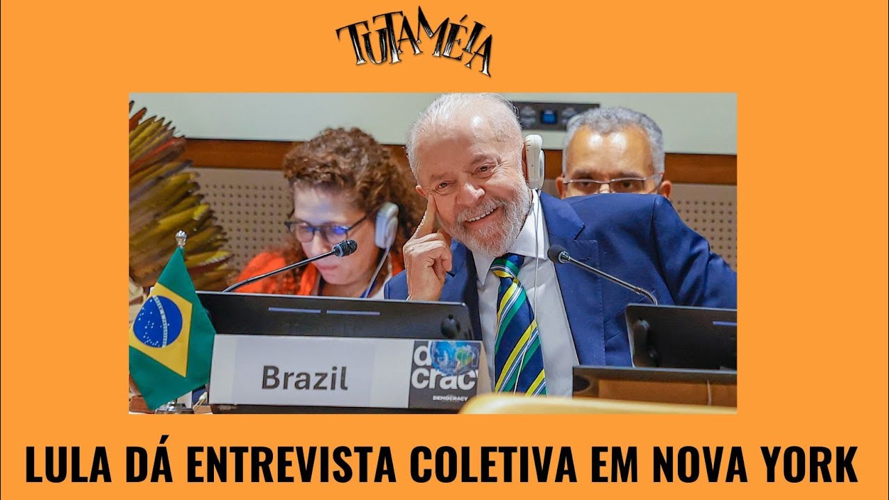 Lula fala à imprensa depois de encontros na ONU