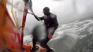 preview picture of video 'Tail Grabs Windsurfing, at Hayling Island, MarkyWindsurfingMark, Gopro Hero'