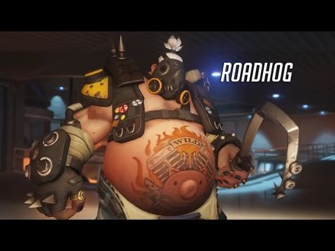 Overwatch Beta - Roadhog gameplay