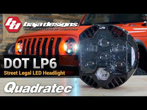 Baja Designs DOT LP6 LED Headlight Review & Installation | Jeep JL & Gladiator JT