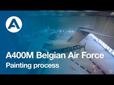 A400M Belgian Air Force Painting Process