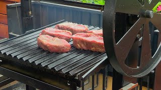 New York Strip on the Argentine Grill! | More Tender than a Filet? | Ballistic BBQ | Sunterra Pro