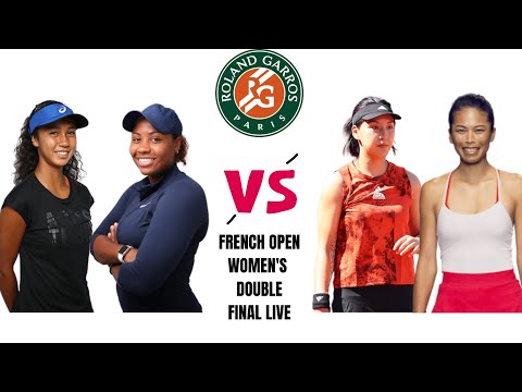 Wang/Hsieh vs Townsend/Fernandez | Women's Doubles Final | Live  French Open Final 2023 Live