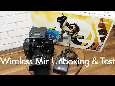 Sennheiser EW112p G3 Wireless Microphone Unboxing & Indoor & Outdoor Test