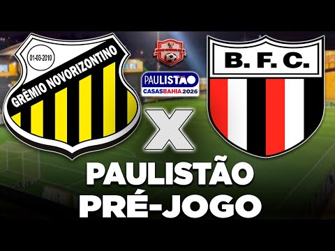 NOVORIZONTINO x BOTAFOGO-SP AO VIVO | CAMPEONATO PAULISTA 2026 | 5ª RODADA | NARRAÇÃO