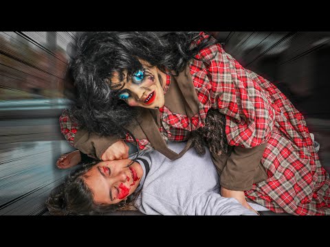 THE CURSED DOLL HITS MY FRIEND!!!