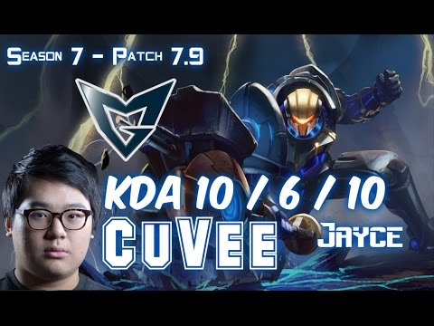 SSG CuVee JAYCE vs ZED Mid - Patch 7.9 KR Ranked