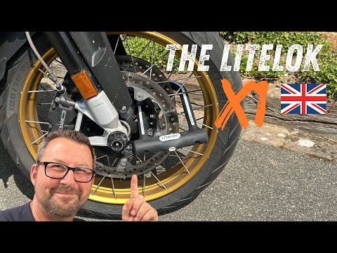 Finally, protection for my BMW R1250GS. The LITELOK X1 D-lock. Made in Britain.