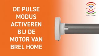 De pulse modus activeren bij de motor van BREL HOME