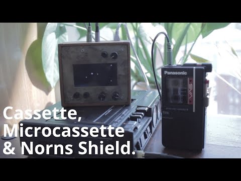 sketch [09]: Ambient Lo-fi | Cassette, Microcassette & Norns Shield | Bounds script.