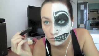 GRWM - Halloween Make up tutorial - Pin up Skull