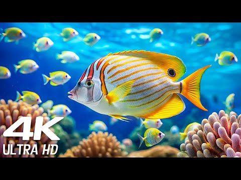 [NEW] 11H Stunning 4K Underwater Wonders - Relaxing Music🐡Relaxing Ocean Adventure for Meditation