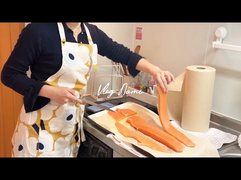 , title : '【コストコサーモン】食べつくすレシピと1週間に食べたもの🍝｜What I ate in a week with COSTCO Salmon｜VLOG'