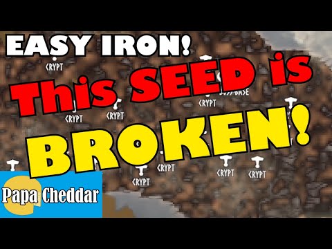 Valheim - Best SEED for Iron! - Easy Iron Farming - It's BROKEN!