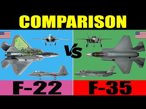 F-22 Raptor vs F-35 Lightning II: comparison | F-35 Lightning ii vs F-22 Raptor: Which Would Win?