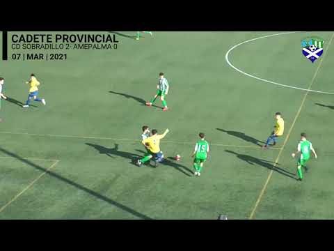 Jugadas de Jorge Báez partido CD Sobradillo contra Amepalma en categoría Cadete Provincial 2020-2021
