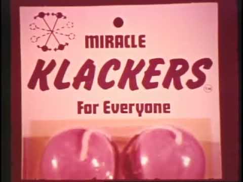 Miracle Klackers Vintage Toy Commercial 1970's