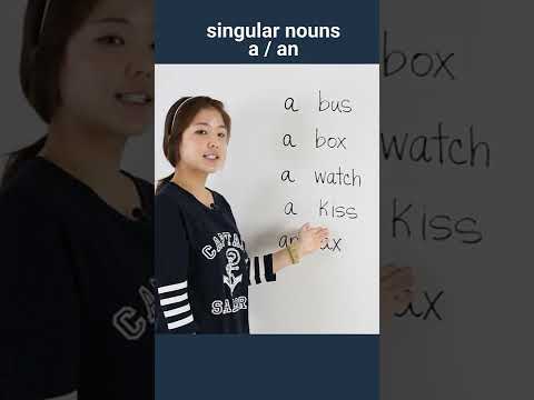 單數名詞文法與Esther #shorts (Singular Nouns Grammar with Esther #shorts)