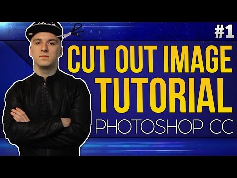 How To Cut Out An Image EASILY! - Photoshop CC 2017 - Tutorial #1