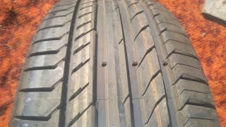 225 45 R19 92W Continental ContSportContact 5 SSR RSC 280 AA A Germany 2313