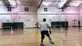 2014 HP Bullins vs Ferger Pickleball Singles match